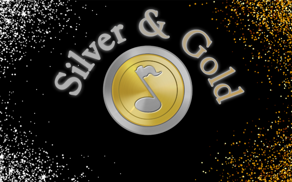 Silver and gold